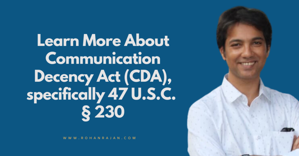 Communication Decency Act Overview